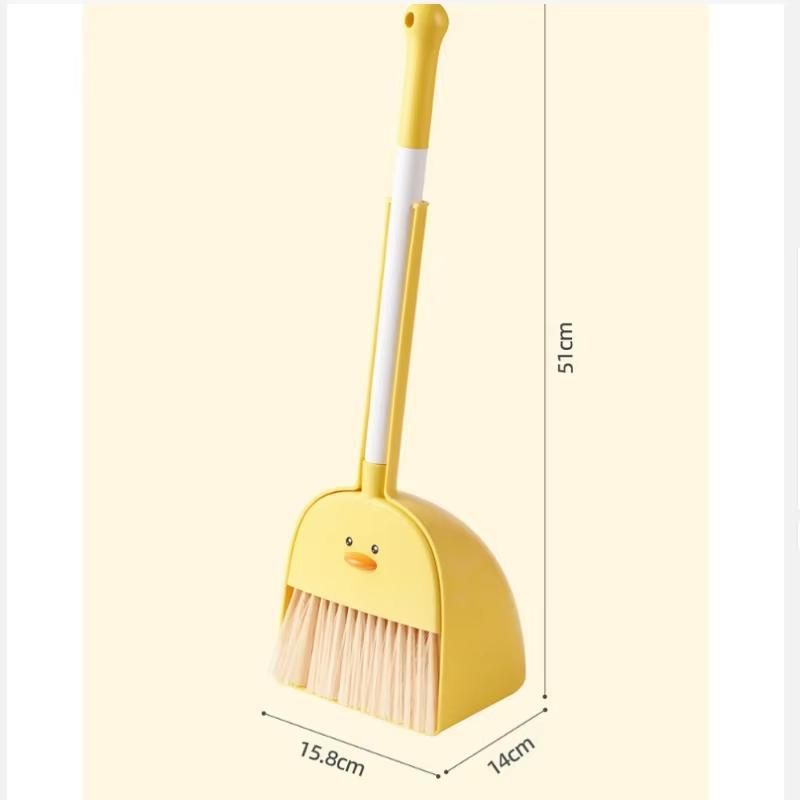 Realistic Children Cleaning Broom Little Housekeeping Helper Kids Play Broom for Household Kitchen Habits Preschool Toys