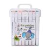 Triangular Barrel Double-Ended Acrylic Art Washable Markers - Boxed Set