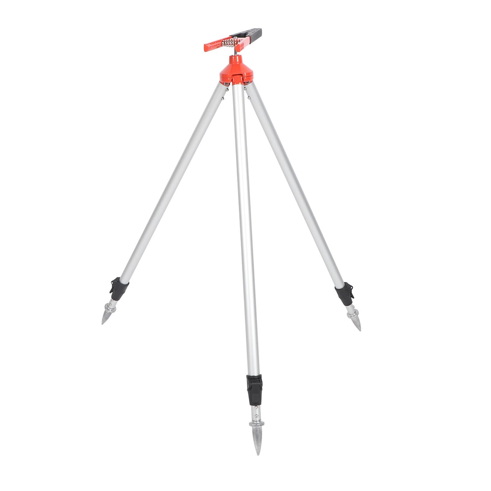 Surveying Prism Pole Tripod 75‑120cm Height Retractable Aluminum Alloy Centering Rod Clamp Total Station Tripod Aluminum alloy