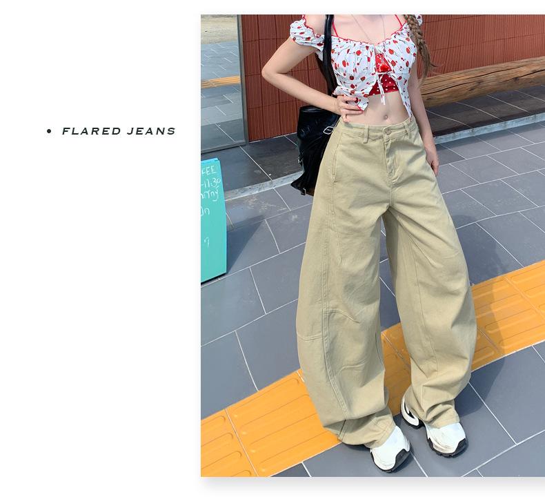 Damen High Waist Straight Leg Wide-Leg Jeans - Neue Herbstmode