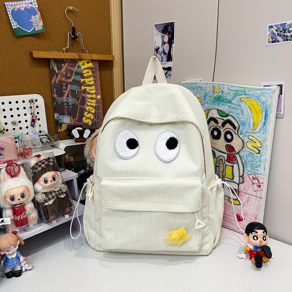 New Cute Backpack with Large Capacity Cartoon Plush Backpack for Men and Women, High-end Backpack