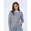 T-shirt Minimaliste à Manches Longues pour Femme, Tissu Doux de Qualité Supérieure, Silhouette Ample et Carrée pour un Confort Tout au Long de la Journée