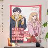 Lv999 Yamada-Kun Tapestry, Akane & Yamada Anime Wall Art, Sweet Romance Bedroom Decor For Fans
