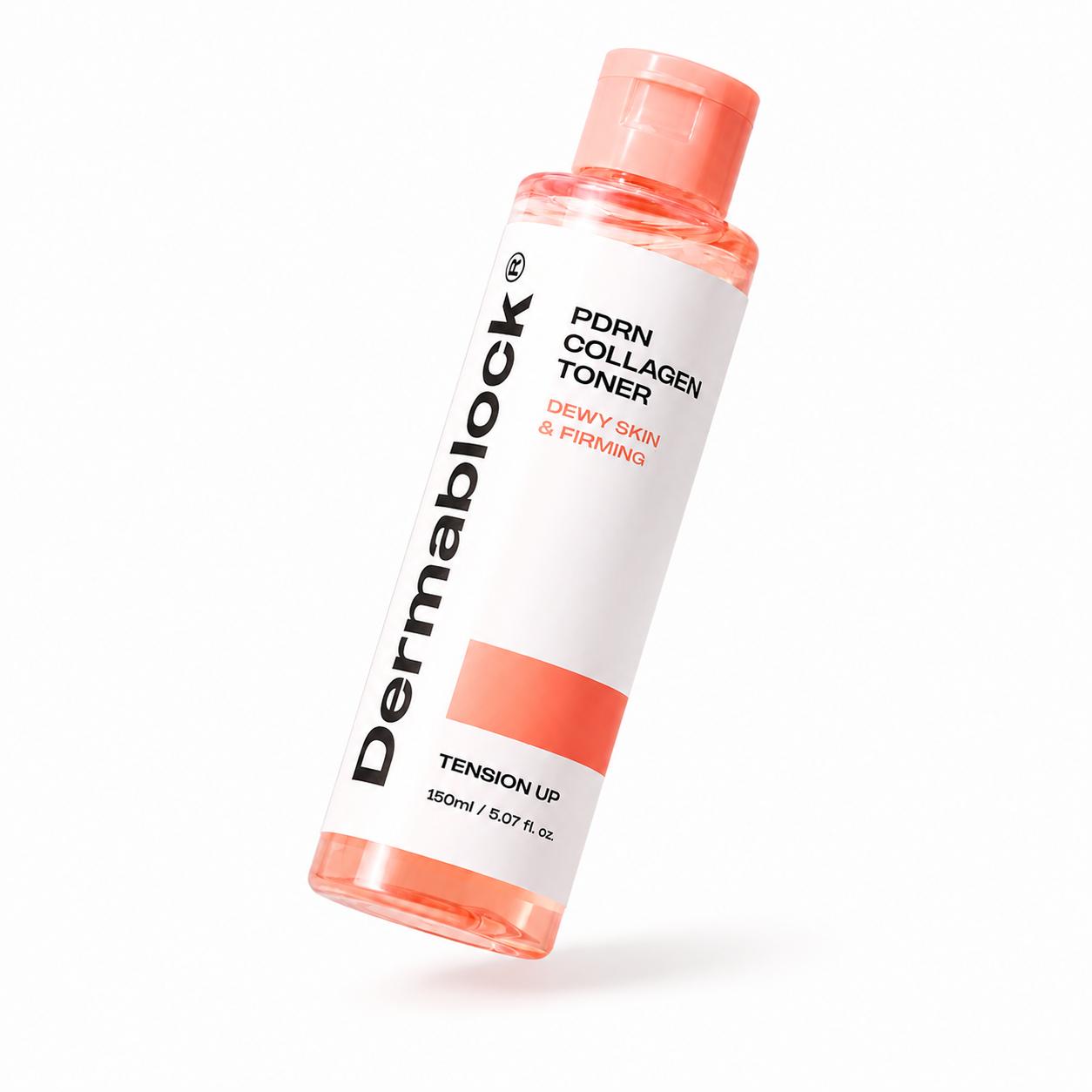 Dermablock PDRN Коллагеновый Тонер для Лица 150 мл Корейский Увлажняющий Тонер для Упругой и Сияющей Кожи