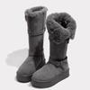 Botas 2026 Winter New Women's Thick Soled Snow Boots Retro Versatile Women's Middle Boots Comfort Anti Slip Women Cotton Shoes