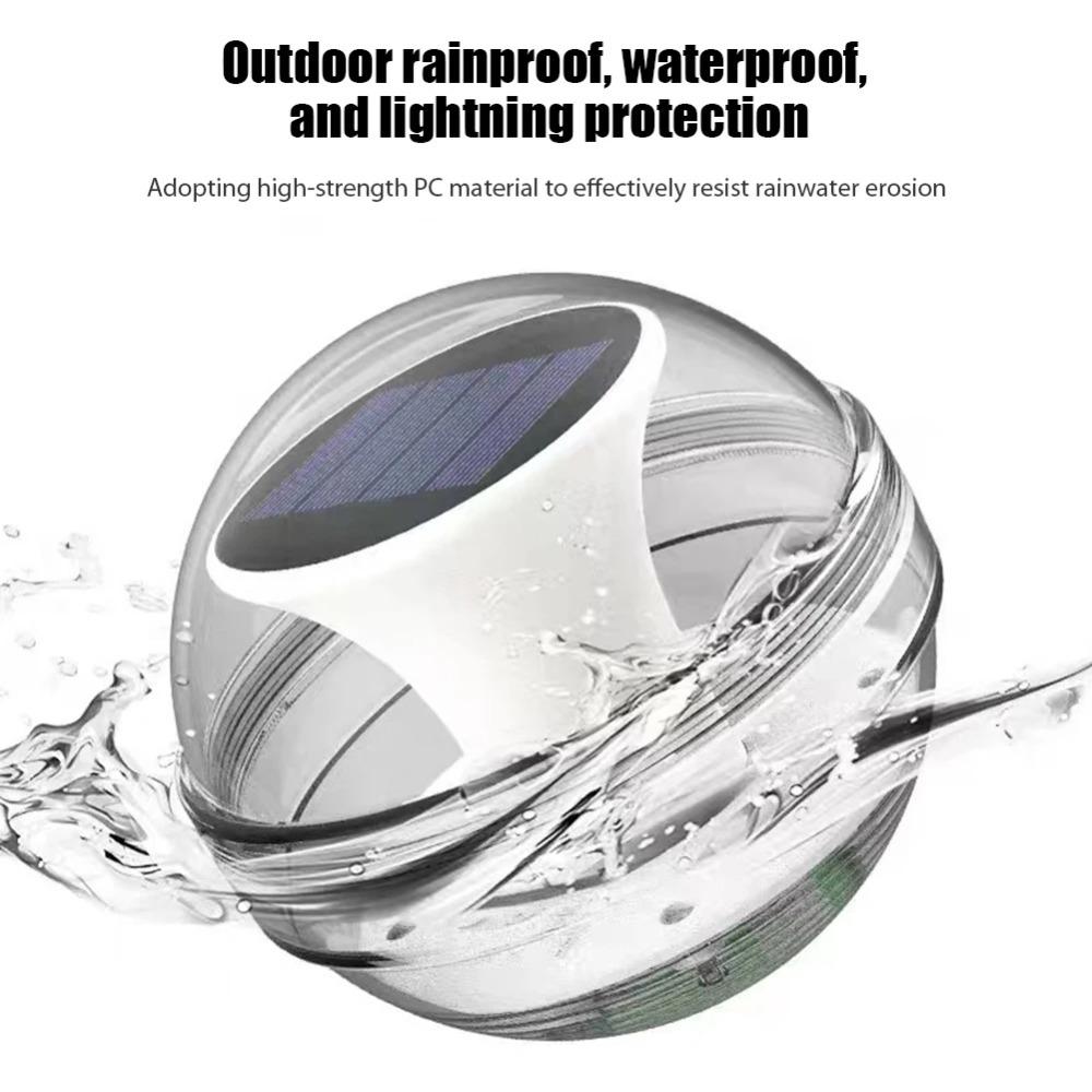 Solar Water Floating Lamp Floating Pool Light Color Changing Pool Landscape Lamp IP65 Waterproof Last Up To12H for Swimming Pool