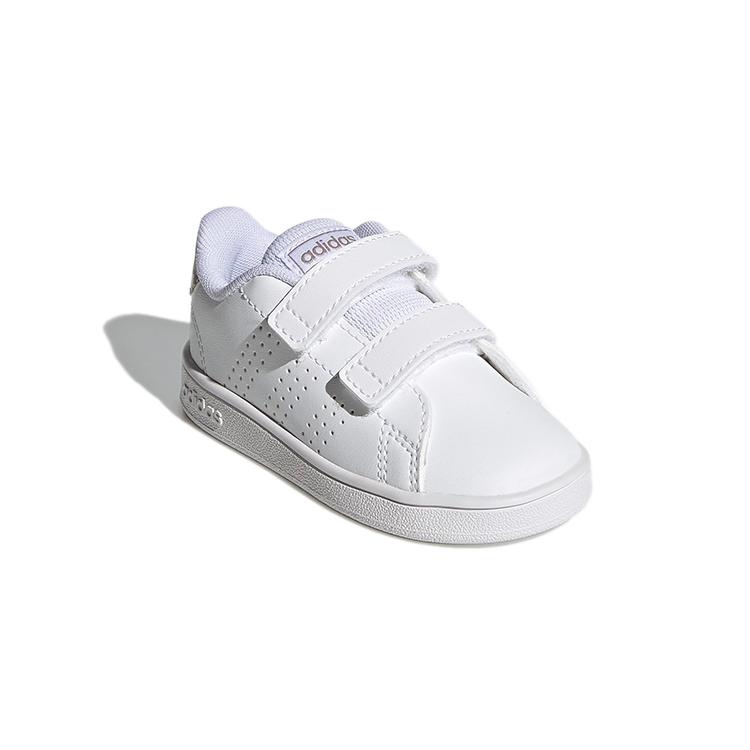 adidas Neo ADVANTAGE Low Top Toddler Shoes White Yellow Infant And Toddler FZ0033