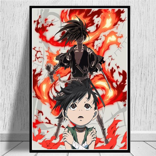 Wall Art Canvas Painting Home Decoration Print Posters Japanese Anime Nordic Modern Style Modular Pictures Children's Room Decor