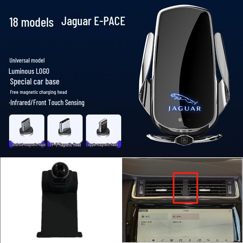 Jaguar XFL/XEL/E-PACE/F-PACE Magnetische Kabellose Schnelllade Auto Handyhalterung