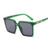 Vintage Big Frame Square Sunglasses Woman Retro Brand Design Fashion Black Mirror Oversized Gradient Sun Glasses for Female
