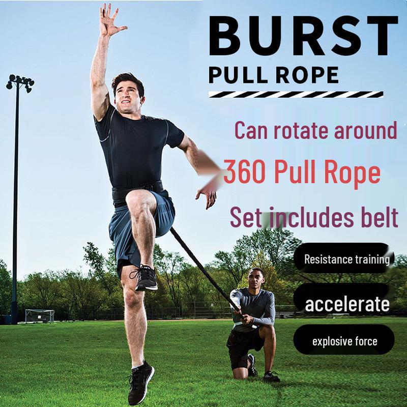 360° Rotating Resistance Band Set for Track, Field, and Football Training Stretchable to 5 meters