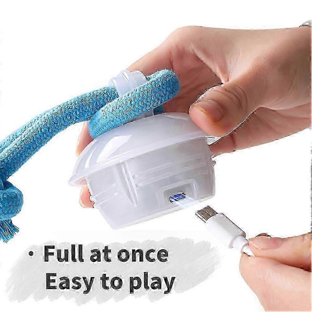 Power Tail 2.0 Interactive Dog Toys, Motion Activated Jumping Ball, Squeaky Dog Toy Active Rolling Ball Wicked Ball for Daily Training