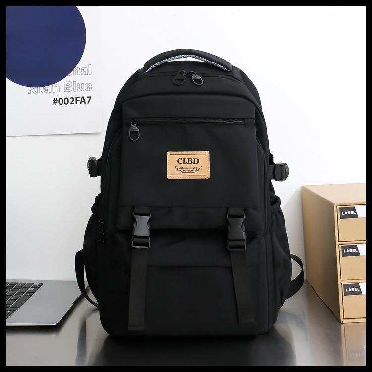 2023 Trendy Nylon Korean-Style Backpack for College Students: Large Capacity Men's and Women's Casual Travel Bag.