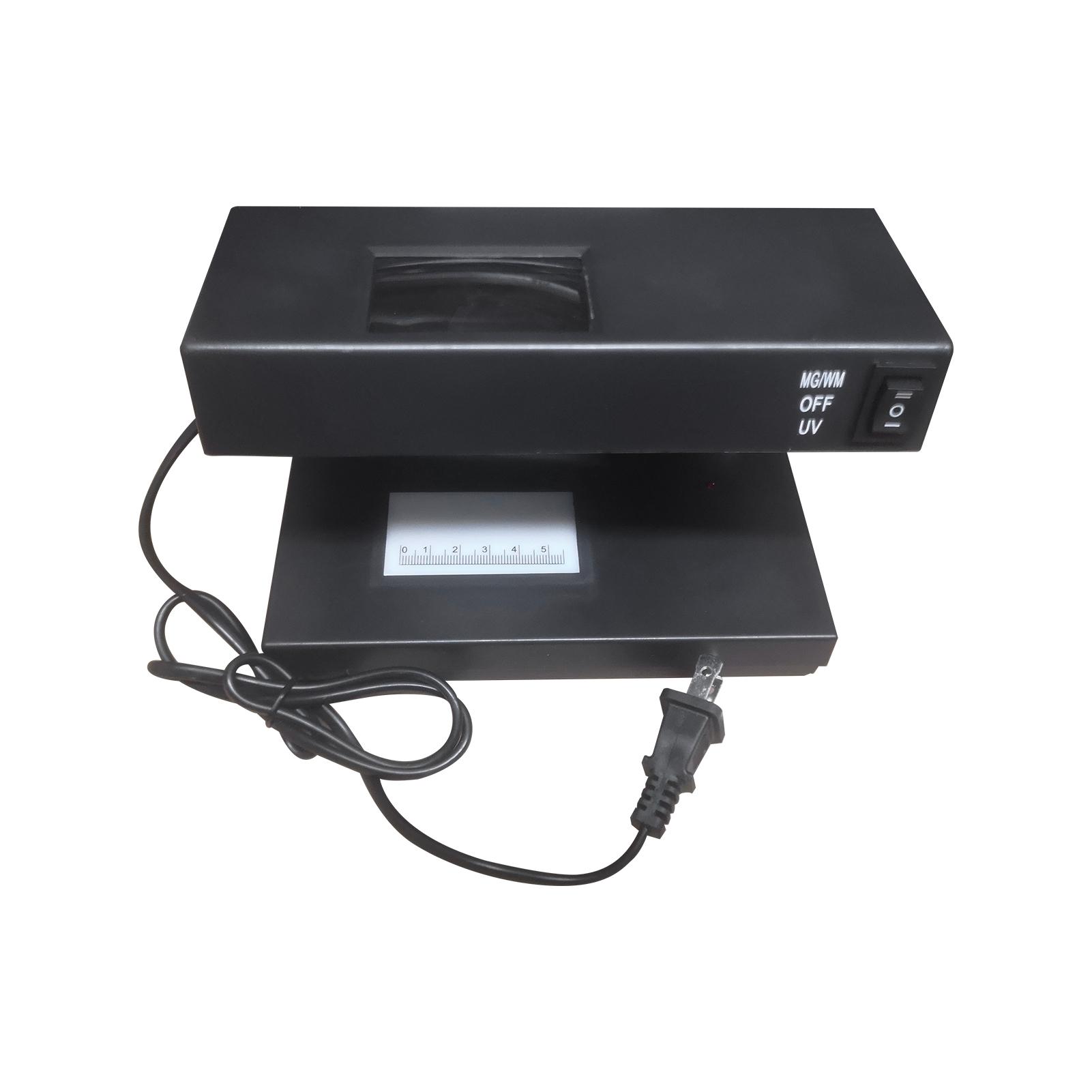 

Portable Desktop Counterfeit Bill Detector Cash Currency Banknotes Notes Checker Machine Support Ultraviolet UV and Watermark