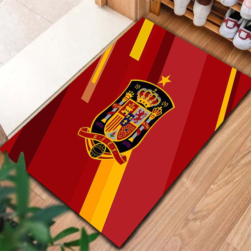 Spain National Football Team Carpet Rug for Living Room Bedroom Home Sofa Decoration,Kids play Non-slip Floor Mat