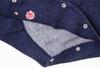 Meine kleine Made in Japan Baby Strick Denim Unterteile Strampler Overalls Bären Overalls Baumwollstrick Denim Schneider/Original "Denim Größe 80cm" 100%