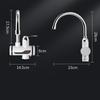 3000W Intelligent Digital Water Heater High Power Household Electric Faucet Kitchen Instant Heating Water Faucet