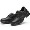 Scarpe da Lavoro Leggere Assicurazione Lavoro Uomo Pelle Sicurezza Protettive Testa in Acciaio Anti-schiacciamento, Traspiranti e Resistenti all'Usura Scarpe da Lavoro