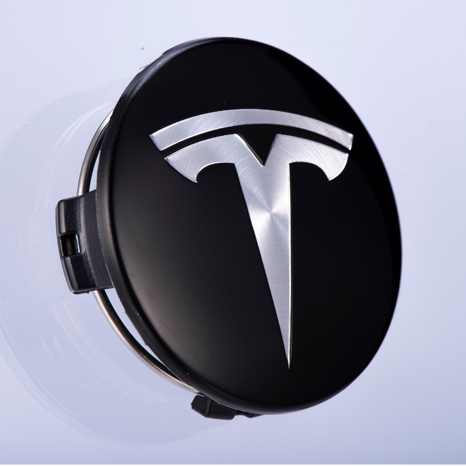 

56mm 4pcs Applicable to Tesla original wheel hub cover Model3 Model Y Model S X wheel hub tire center cover logo car accessories