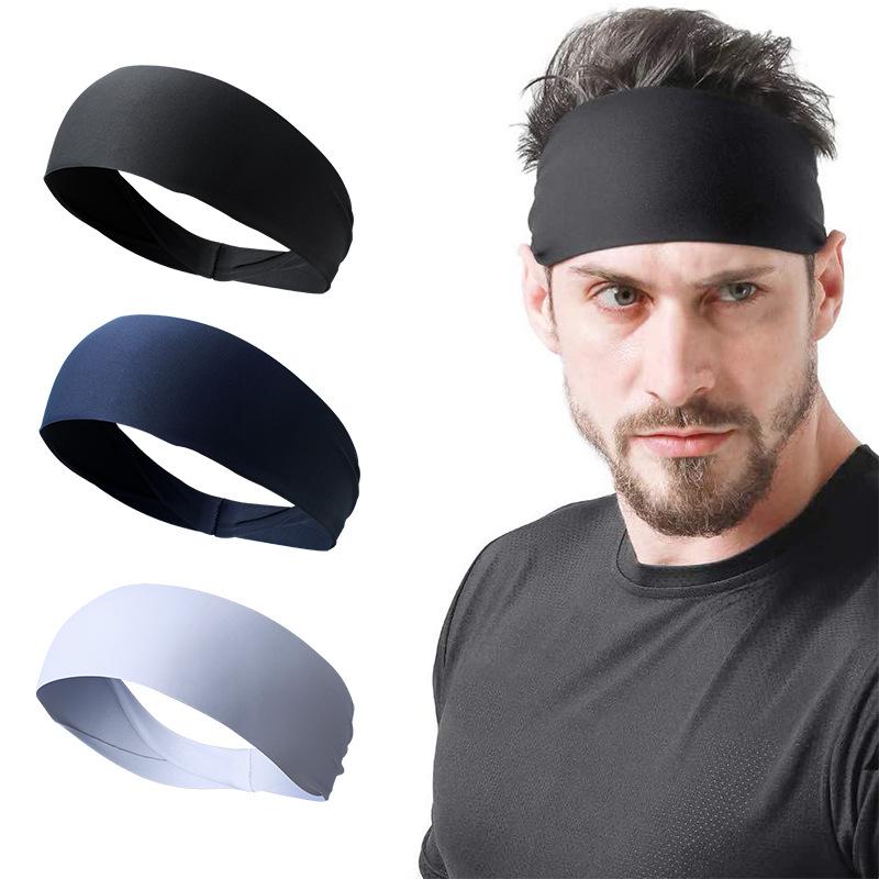 Elastic Sweat-Wicking Sports Headband for Men and Women - Sweatband for Running, Cycling, Fitness, and Yoga
