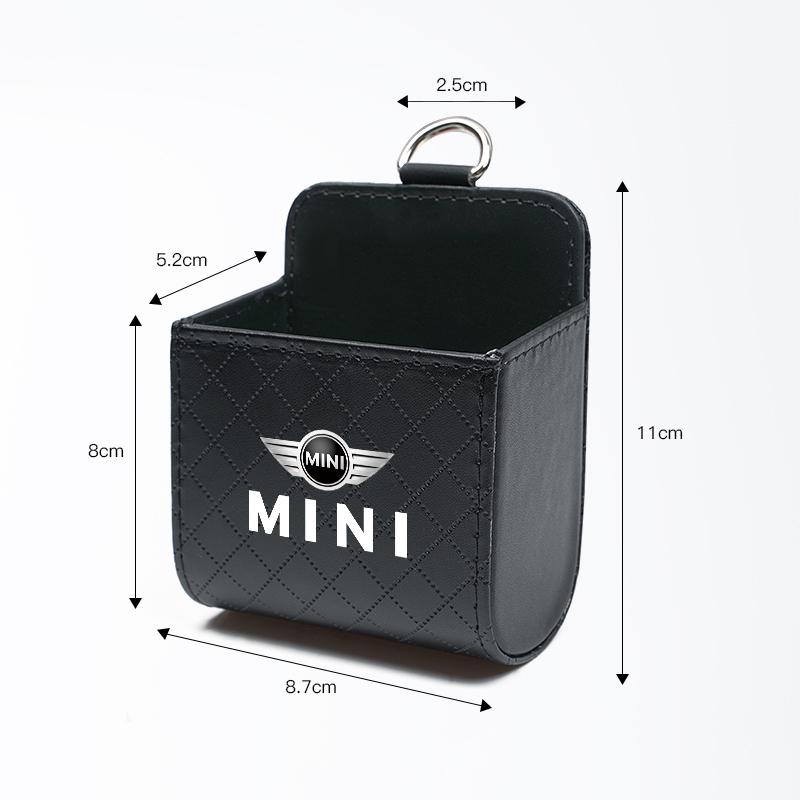Car Interior Air Vent Storage Box Lipstick Card Sundries Bag For Mini Cooper JCW R56 R50 F54 F55 F56 F57 F60 R52 R53 R55 R57 R58