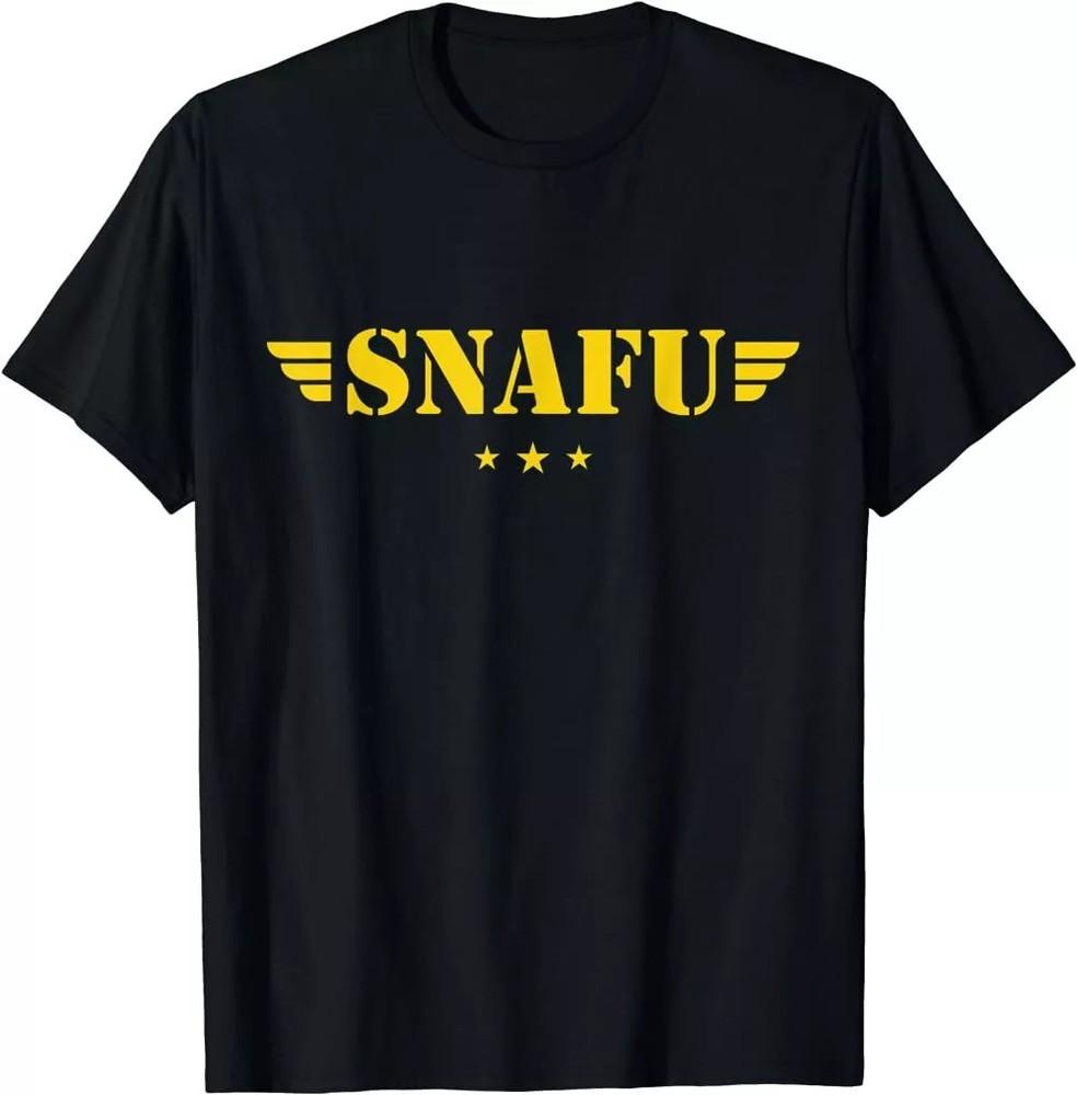 

New Limited Funny Situation Normal SNAFU Soldier Military Classic T-Shirt S-3... Unisex T-Shirt S