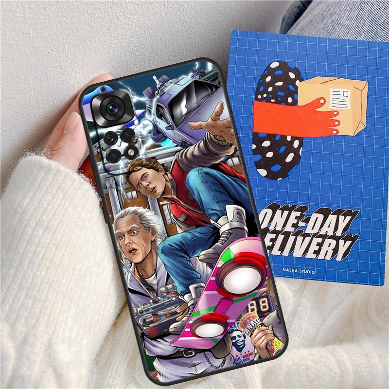Back to the Future Funda For Xiaomi Redmi Note 11 9 10 12 13 14 Pro 9S 10S 11S 12S Redmi 13C 10C 12C 14C Case
