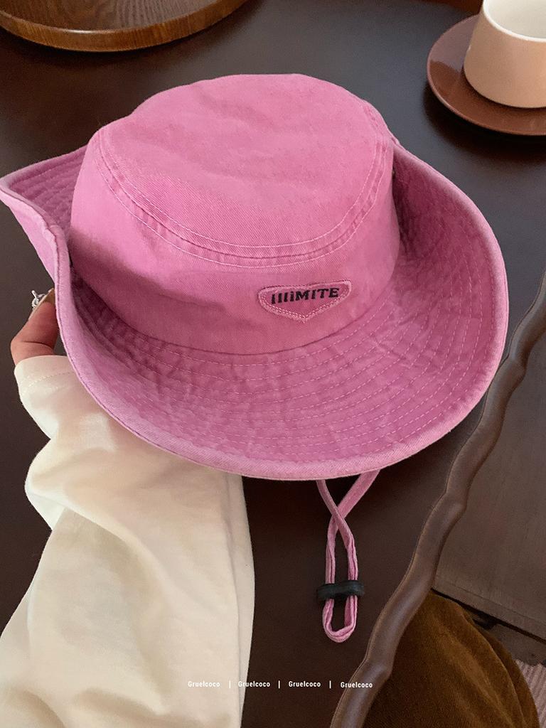 Heart Pink Lovely Wide Brim Hat For Women And Men Summer Sun Unisex Safety