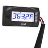 4 In 1 Motorcycle Thermometer LCD Digital Oil Temperature Time Voltage Speed Display Meter DC12V