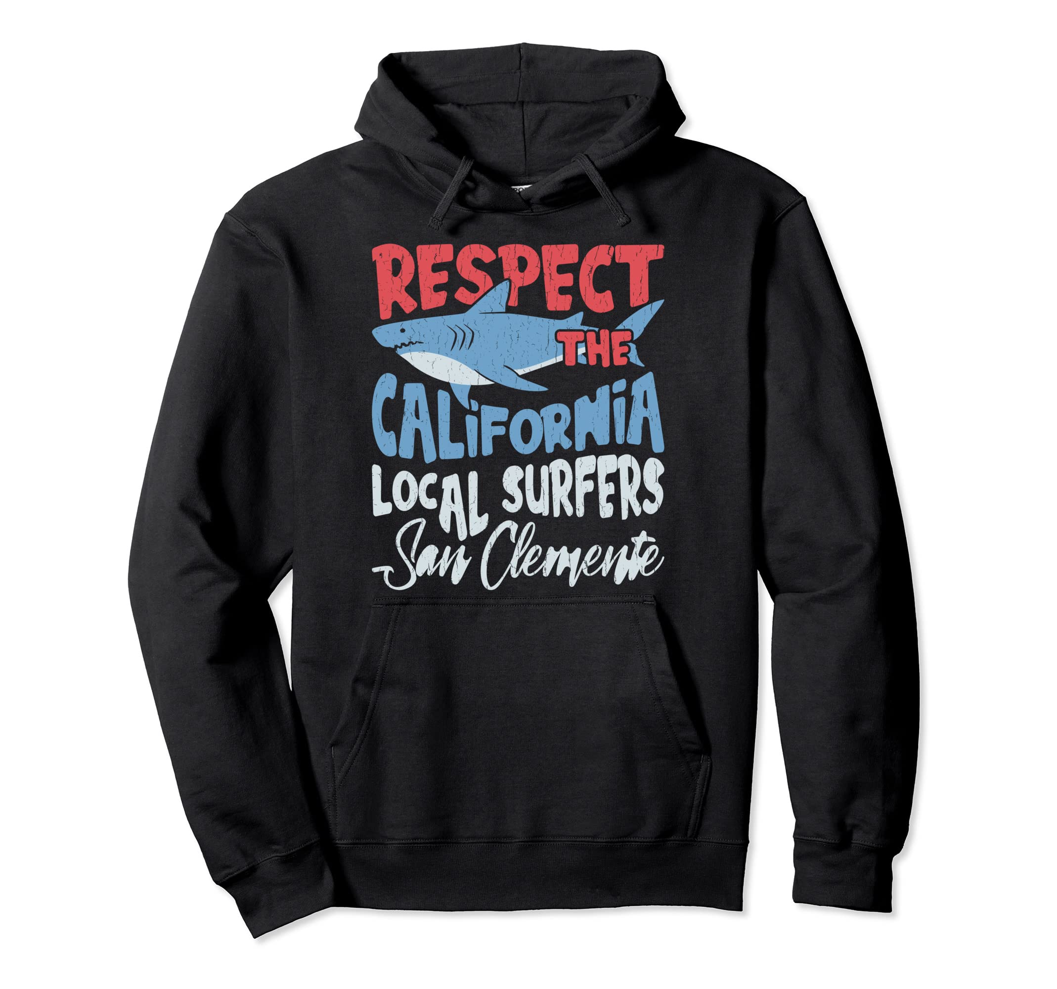 

Respecting local San Clemente Summer Hoodie California s surfers чёрный