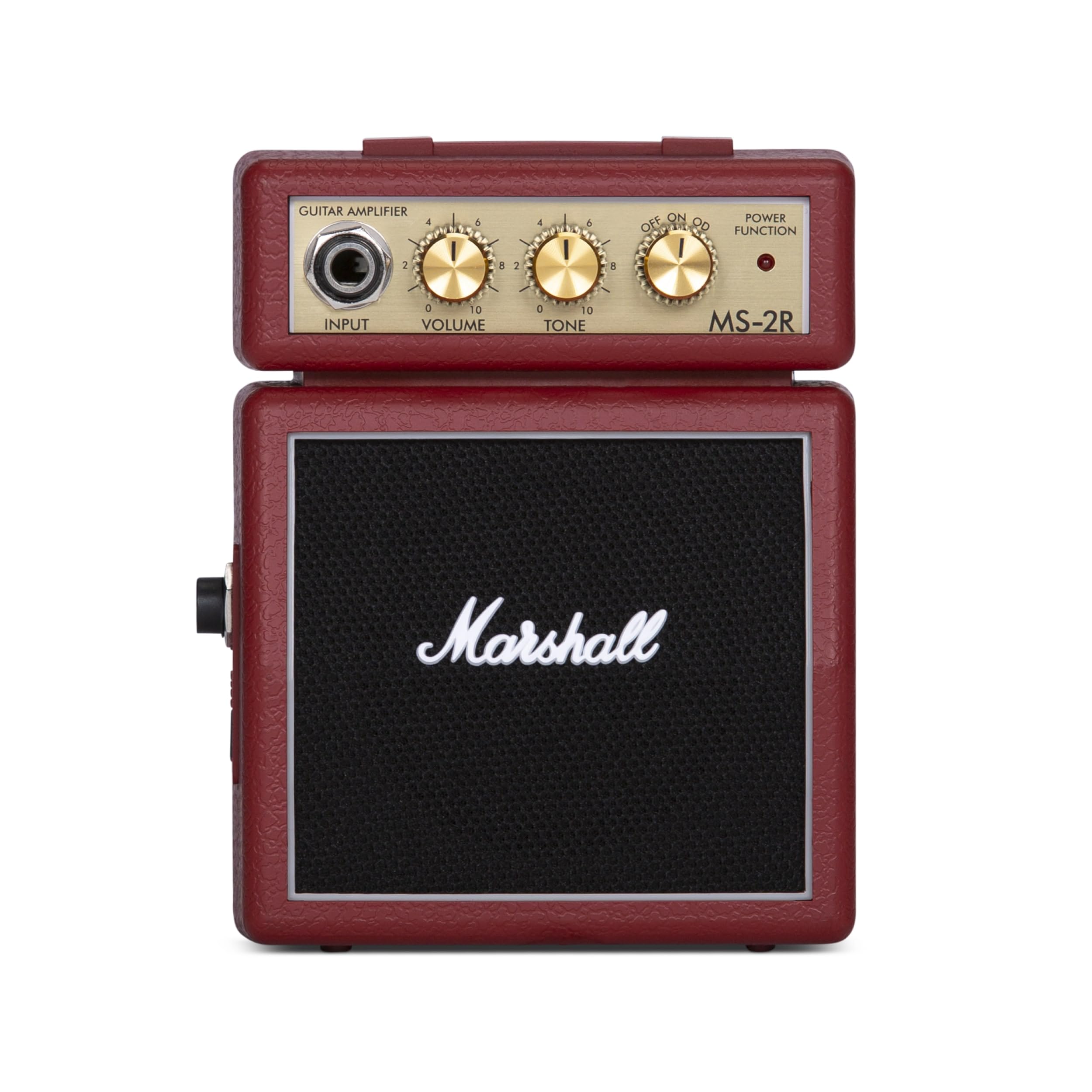 

Міні-підсилювач Marshall MS-2R, Червоний, Сумісний з батареями/адаптером, Вхід для навушників у комплекті