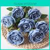 Rose Flower Artificial Silk Bouquet Wedding Decor Romantic Gift For Home Parties