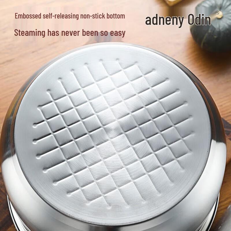 Adneny 3-lagiger Edelstahl-Dampfgarer, 30 cm