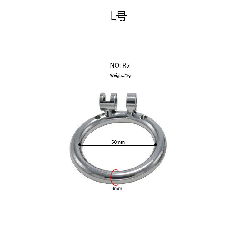 Stainless Steel Penis Cage Flat Lock Chastity Cleaner Sex Tools Adult Supplies Sex Toy CB Lock Men Wear