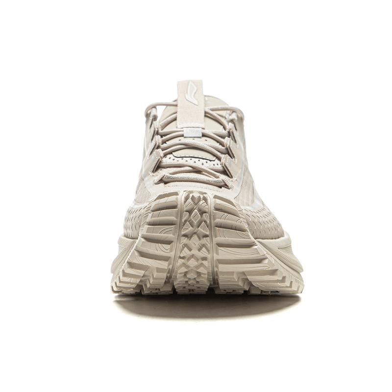 New LiNing CF Su Xingchuan Shock Absorbers Slip Resistant Breathable Low top Hiking Shoes Unisex Gravel White Gray AHTU023-17
