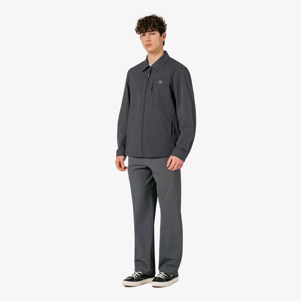 Lacoste Men's Woven Shirt-Style Jumper SH797E-56GS5T