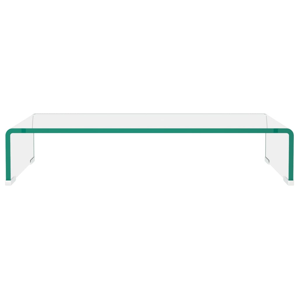 Vidaxl Glass Monitor / TV Stand 60X25X11 Cm