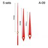 DIY Clock Hand Replacement 5pcs Aluminum Clock Hands Set for Repairing