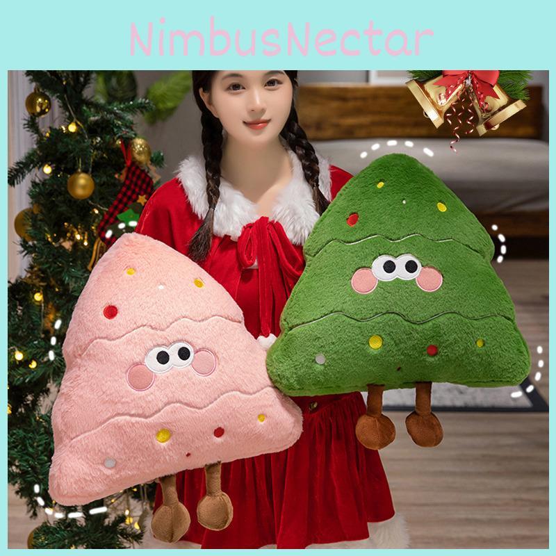 Søt Plysj Juletre Putedukke Mykt Leketøy For Barn Festlig Hjemmedekor Gave