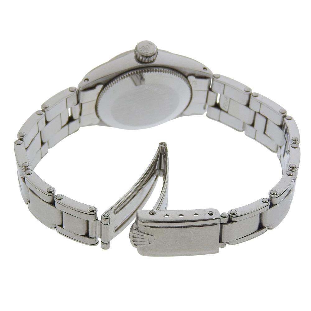 ROLEX Oyster perpetual Watches 6618 cal.1161 SilverDial Stainless Steel Mechanical Automatic Analog display Women Used