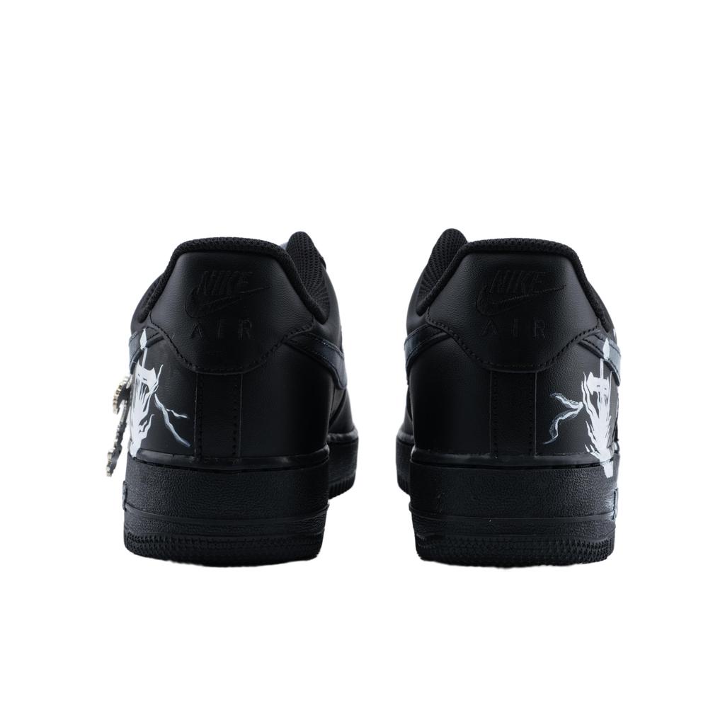 Nike Air Force 1 Dark Cross Abrasion Resistant Low Top Skateboard Shoes Unisex Black CW2288-001(Team836-)