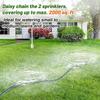 Lawn Sprinklers For Yard 3-Arms Long-Distance Brass Sprayer 360 Degree Rotating Weather-Resistant Sprinkler For Lawn Garden Farm