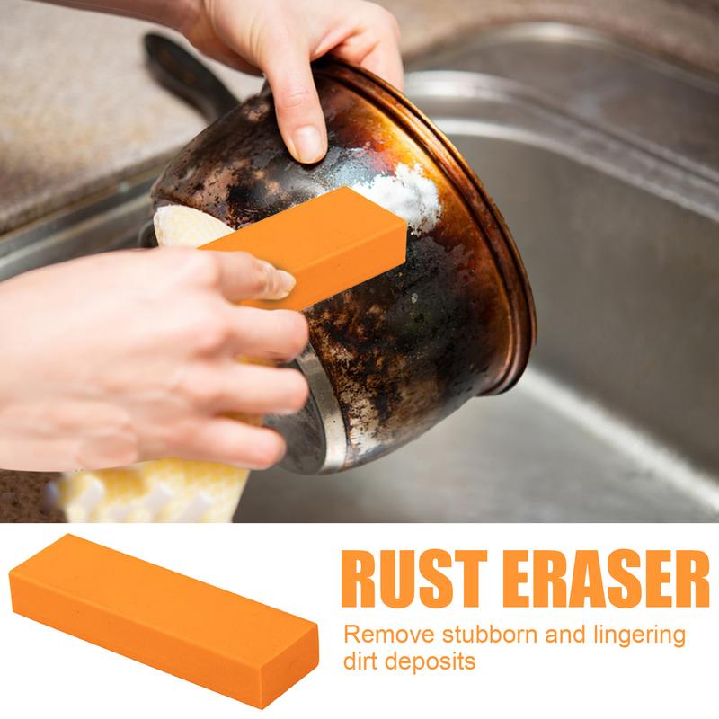 1Pcs Easy Limescale Eraser Rubber Household Kitchen Cleaning Tools Kitchen Toilet Rust Brush Bathroom Glass Rust Remover