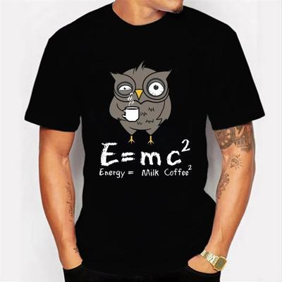 Heren T-shirt E MC2 Energie Koffie Melk Patroon Shirts 2022 Nieuwe Street Fashion Stijl Korte Mouw T-shirts Mannen Top Kleding