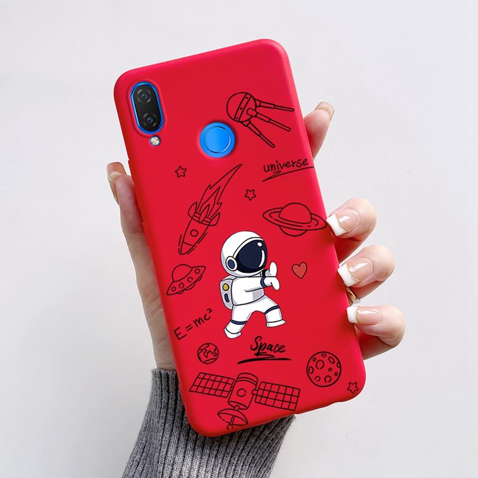 Cute Rabbit Photograph Phone Case For Honor 10 Lite Liquid Silicone Cover Shell For Huawei P smart 2019 Graffiti Bumper