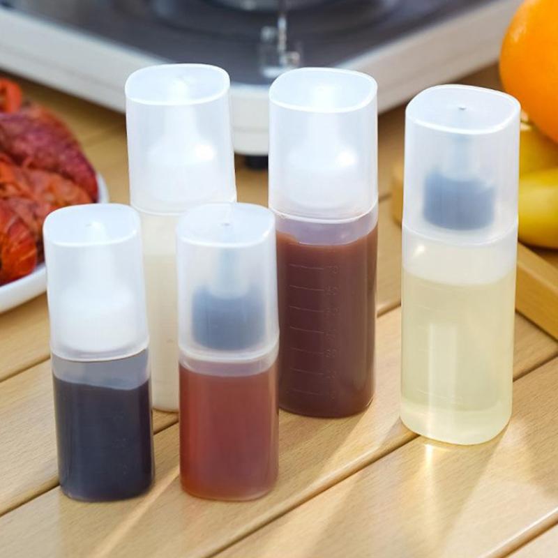 Mini Soßen-Gewürzbox Tragbare Kondiment-Quetschflasche Ölbehälter Ketchup-Senf-Spender Küche Picknick Bento Gadget