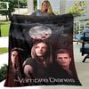 The Vampire Diaries Damon Salvatore Decken warme Flanelldecken Picknickdecke Heimreise Decke Bettwäsche Geburtstagsgeschenk
