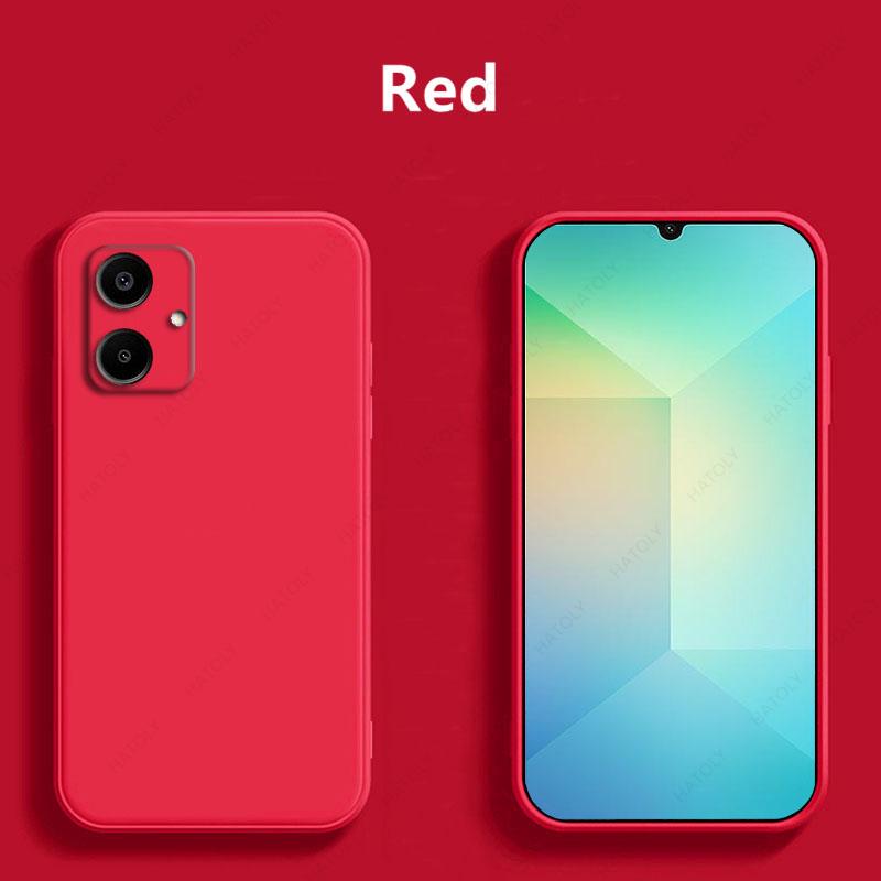 For Samsung Galaxy A06 Case For Samsung Galaxy A06 Cover Liquid Soft Silicone Shell Protective Phone Case For Samsung Galaxy A06