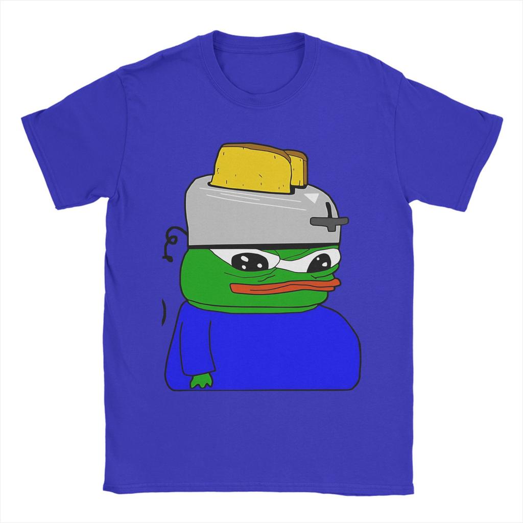 Rare Pepes Toaster Head apu Apustaja Outfit Men Women T Shirt 100% Cotton Tee New Arrival Frog Funny Meme T-shirt Clothes