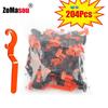 11-204Pcs Ceramic Floor Tile Leveling System Clips Spacers Porcelain Leveler Kit Construction Tools For Tile Laying Wall Fixing